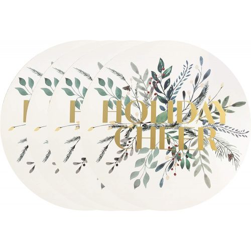  [아마존베스트]Benson Mills Cheerful Greenery placemat, 14 RD