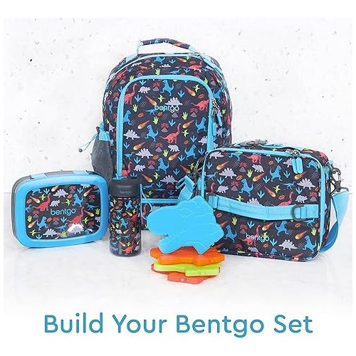  Bentgo Kids Prints Lunch Box & Water Bottle (Dinosaur)