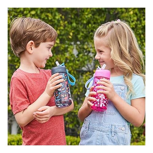  Bentgo Kids Prints Lunch Box & Water Bottle (Dinosaur)