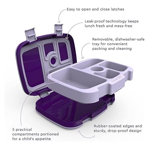  Bentgo® Kids 14” Backpack Set With Kids Prints Lunch Box (Unicorn)