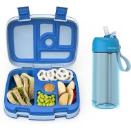 Bentgo® Kids Lunch Box Kids Water Bottle - New & Improved 2023 (Blue)