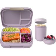 Bentgo® Modern Bento-Style Lunch Box Set With Reusable Snack Cup (Orchid)