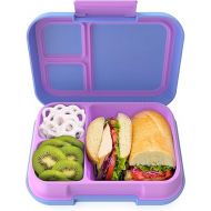 Bentgo® Pop - Bento-Style Lunch Box for Kids 8+ and Teens - Holds 5 Cups of Food with Removable Divider for 3-4 Compartments - Leak-Proof, Microwave/Dishwasher Safe, BPA-Free (Periwinkle/Pink)