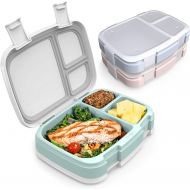 [아마존핫딜][아마존 핫딜] Bentgo Fresh 3-식사 준비 팩 - 다용도 칸막이 도시락 세트 - 식사 계획, 부분 제어 및 균형을 잡는 데 이상적 - BPA-프리, 전자레인지 및 식기세척기 사용 가능