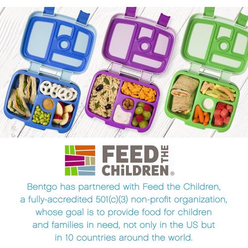  [아마존핫딜][아마존 핫딜] Bentgo Kids Childrens Lunch Box - Bento-Styled Lunch Solution Offers Durable, Leak-Proof, On-the-Go Meal and Snack Packing