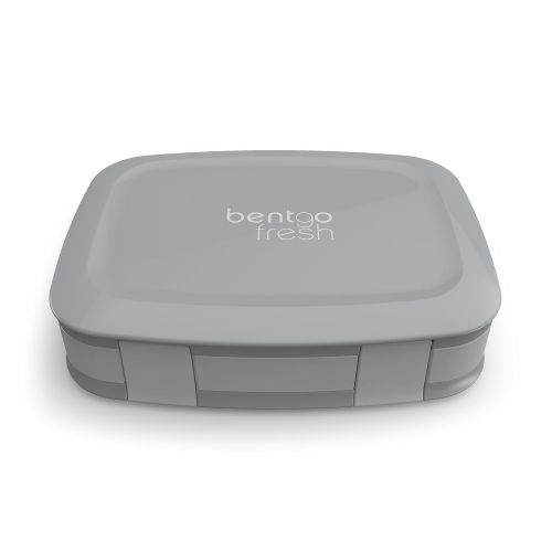  Bentgo Fresh (Gray)  Leak-Proof & Versatile 4-Compartment Bento-Style Lunch Box  Ideal for Portion-Control and Balanced Eating On-the-Go  BPA-Free and Food-Safe Materials