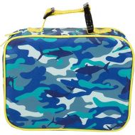 Bentology Lunch Box for Boys - Kids Insulated, Durable Lunchbox Tote Bag Fits Bento Boxes, Nesting Containers w/Lids & Bottles, Back to School Lunch Sleeve Keeps Food Hotter or Colder Longer, Camo