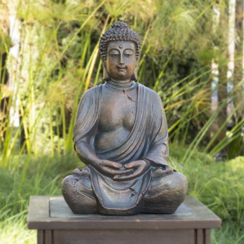  Benzara 16 Inch Buddha Statue