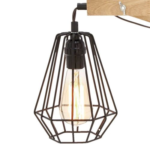  Benzara Fabulous Wood Table Lamp With Bulb