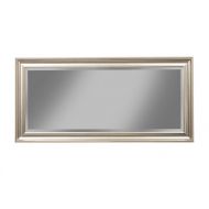 Benzara BM178057 Full Length Leaner Mirror with a Polystyrene Frame, Silver