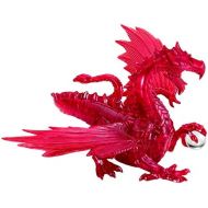 [아마존베스트]Bepuzzled Deluxe 3D Crystal Jigsaw Puzzle - Red Dragon DIY Assembly Brain Teaser, Fun Model Toy Gift Decoration for Adults & Kids Age 12 and Up, 56 Pieces (Level 3)