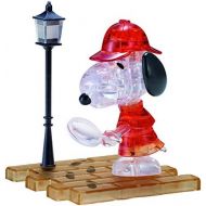 [아마존베스트]Bepuzzled Original 3D Crystal Jigsaw Puzzle - Detective Snoopy Assembly Brain Teaser, Fun Yet Challenging Peanuts Model Toy Gift Decoration for Adults & Kids Age 12 and Up, 34 Piec