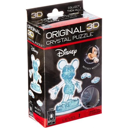  Bepuzzled Mickey Mouse, Minnie Mouse and Pluto Original 3D Crystal Puzzle Bundle 3 Puzzles