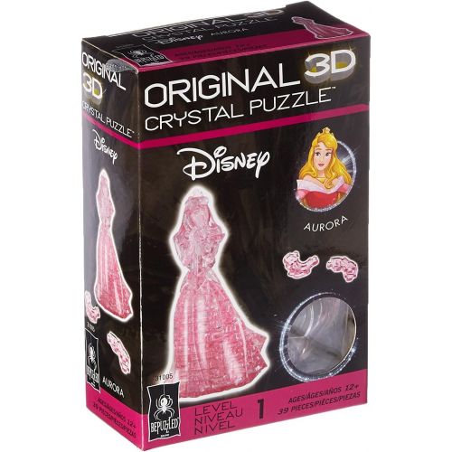  Bepuzzled Aurora, Cinderella and Ariel Princess Puzzles Original 3D Crystal Puzzle Bundle 3 Items