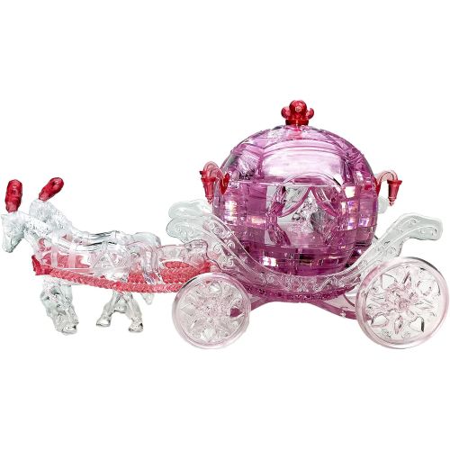  BePuzzled (BEPUA) Deluxe Crystal Puzzle Carriage Disney Cinderella Brain Teaser, Fun Decoration for Kids Age 12 and Up