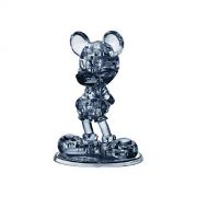 BePuzzled Original 3D Crystal Jigsaw Puzzle Disney Mickey Mouse 2ND Edition Brain Teaser, Fun Decoration for Kids Age 12 & Up, Black, 47Piece (Level 1) 31029