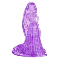 BePuzzled Original 3D Crystal Jigsaw Puzzle Rapunzel Disney Tangled Brain Teaser, Fun Decoration for Kids Age 12 and Up, Purple, 39 Pieces (Level 1)