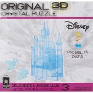 BePuzzled Deluxe 3D Crystal Jigsaw Puzzle Disney Cinderella Castle Brain Teaser, Fun Decoration for Kids Age 12 and Up, 71 Pieces (Level 3)
