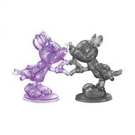 Bepuzzled 3D Crystal Puzzle Disney Minnie & Mickey (Black/Purple): 68 Pcs