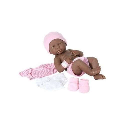  African American Black Baby Doll, La Newborn, Berenguer, Nursery Doll