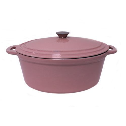  BergHOFF Neo 8qt Cast Iron Oval Cov Casserole, Pink