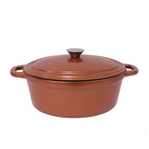  BergHOFF Neo 8qt Cast Iron Oval Cov Casserole, Pink