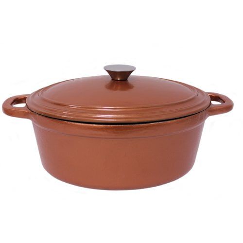  BergHOFF Neo 8qt Cast Iron Oval Cov Casserole, Pink