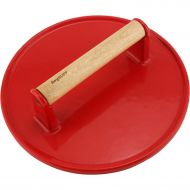 BergHOFF 2211471 Cast Iron Steak Press - Red