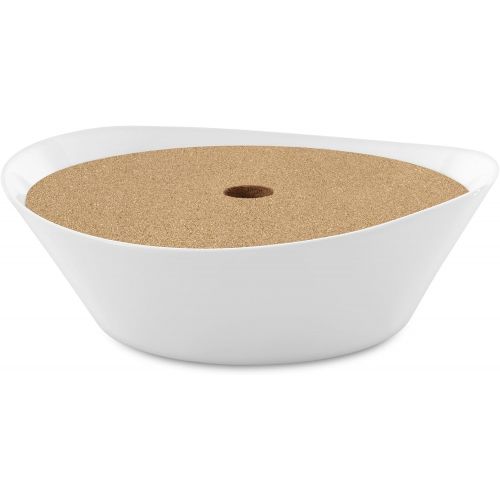  Berghoff BergHOFF Eclipse Porcelain Covered Pasta Bowl, 11, White