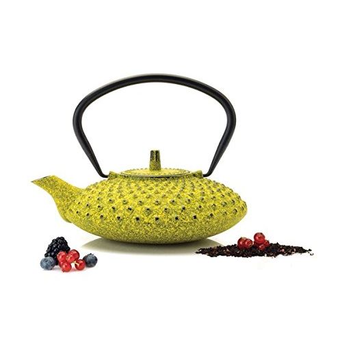  Berghoff Studio 0.84-Qt. Cast Iron Teapot, Yellow