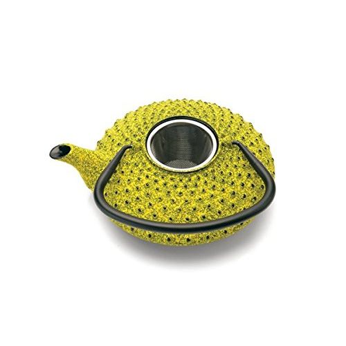  Berghoff Studio 0.84-Qt. Cast Iron Teapot, Yellow