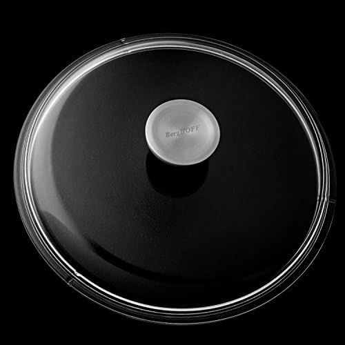  BergHOFF Gem Stieltopf / Sauteuse mit abnehmbarem Griff, antihaftbeschichtet, induktionsgeeignet, 24 cm, schwarz