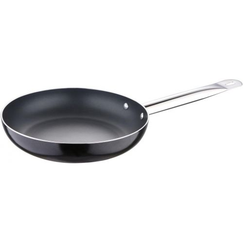  Bergner Induktion Bratpfanne mit Antihaftbeschichtung Pfanne Schmorpfanne Steakpfanne Pfannen (Groesse ca.: Durchmesser 30 cm x Hoehe 6 cm + Edelstahl-Rohrgriff)