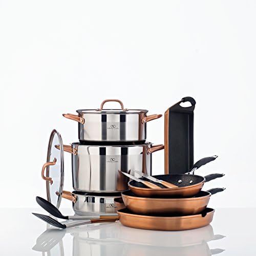  Bergner q1954Infinity Chef Bratpfanne, Induktion, 28cm, braun