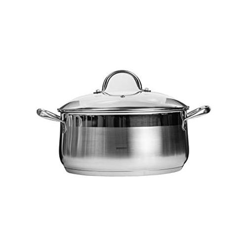  BERGNER GOURMET - SIMMERTOEPFE EDELSTAHL MIT DECKEL 28X13 CM 8L INDUKTIONSGEEIGNET