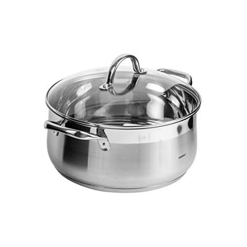  BERGNER GOURMET - SIMMERTOEPFE EDELSTAHL MIT DECKEL 28X13 CM 8L INDUKTIONSGEEIGNET