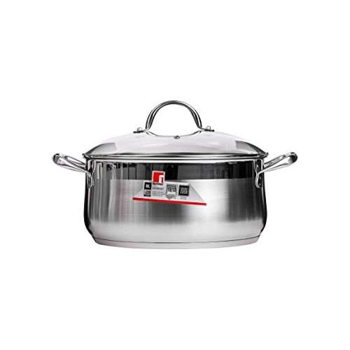  BERGNER GOURMET - SIMMERTOEPFE EDELSTAHL MIT DECKEL 28X13 CM 8L INDUKTIONSGEEIGNET