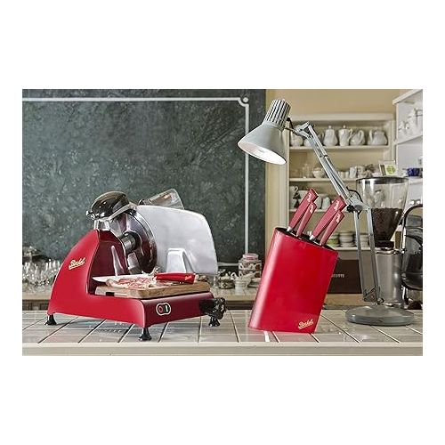  Berkel Bag Knife Block Red/Knife bag holds up to 6 knives/Design Knife Block/Knife bag adds a modern touch to the kitchen