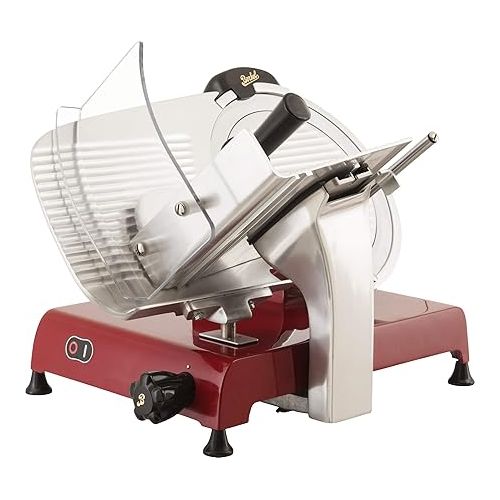  Berkel Red Line 300 Electric Food Slicer, Red, 12 inch Blade, Adjustable Thickness, Kitchen Appliance for Home Use