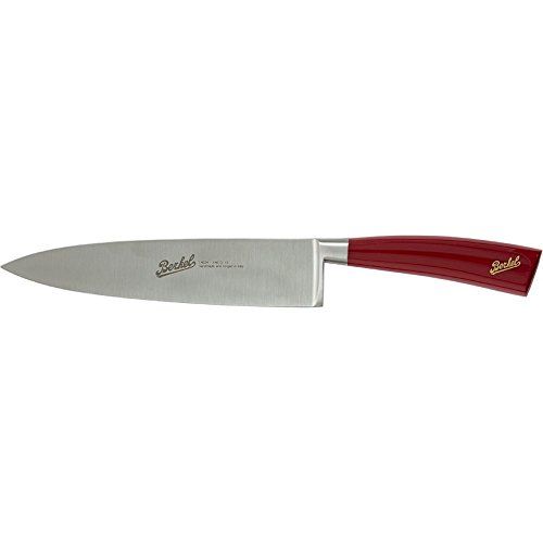  Van Berkel Kuechenmesser Elegance Serie - Klingenlange: 20 cm - Griff: Rot|*Blisterverpackung*