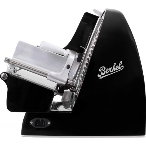  Berkel Home Line 200 Food Slicer/Black/8 Blade/Electric, Luxury, Premium, Food Slicer/Slices Prosciutto, Meat, Cold Cuts, Fish, Ham, Cheese, Bread, Fruit and Veggies/Adjustable Thi