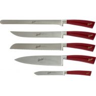 Berkel Elegance Chef 5-pc Knife Set Red / Beautiful set of 5 Knives for different uses / Elegance for every kitchen
