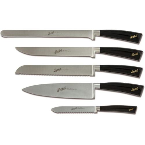 Berkel Elegance Sense Black 5 pc Knife Block/ Black Knife Block / 5 Set of Knives Included / Set of knives for different uses / Designed so that you always have the perfect knife /
