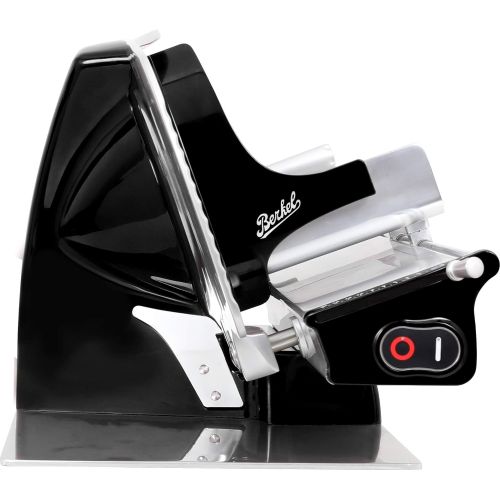  [아마존베스트]Berkel Home Line 250 Food Slicer/Black/10 Blade/Electric, Luxury, Premium, Food Slicer/Slices Prosciutto, Meat, Cold Cuts, Fish, Ham, Cheese, Bread, Fruit and Veggies/Adjustable Th