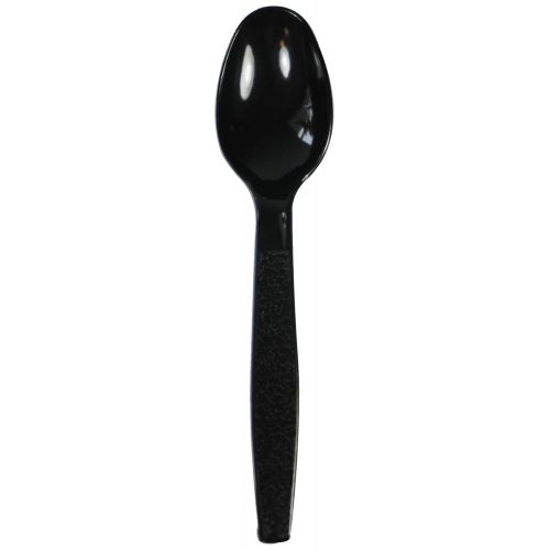  Berkley Square Medium Heavy Polystyrene Teaspoon, Black (1000/Case)