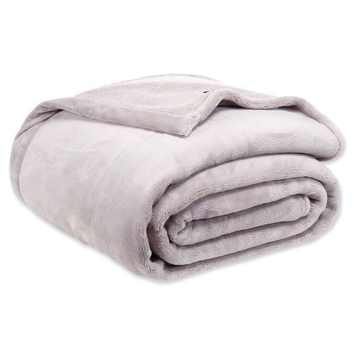  Berkshire Blanket Luxury Primalush Elite Blanket FullQueen Size in Stone Color