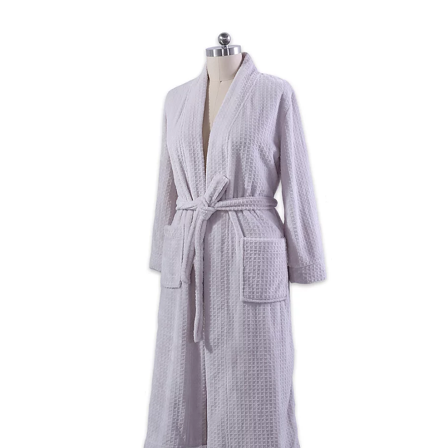 Berkshire Blanket Berkshire VelvetLoft Waffle Kimono Robe in Stardust