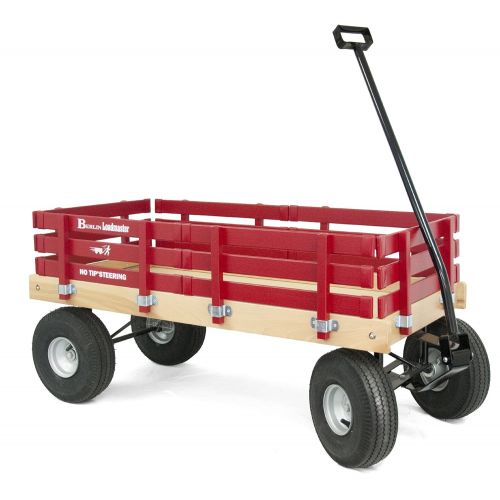  Berlin F600 Amish-Made All-Terrain Tires Loadmaster Wagon, Red