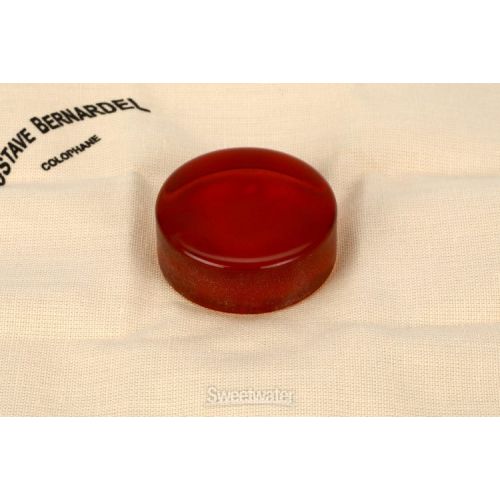  Bernardel Amber Rosin for Violin, Viola, or Cello with Pouch