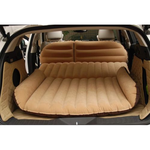  SUV Air Mattress, Berocia Thickened Car Bed Inflatable Home Air Mattress Portable Camping Outdoor Mattress, Flocking Surface, Fast Inflation